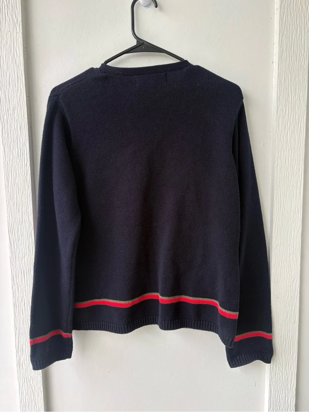 Jones New York Sport Poppy Floral Cotton Cardigan Sweater Medium